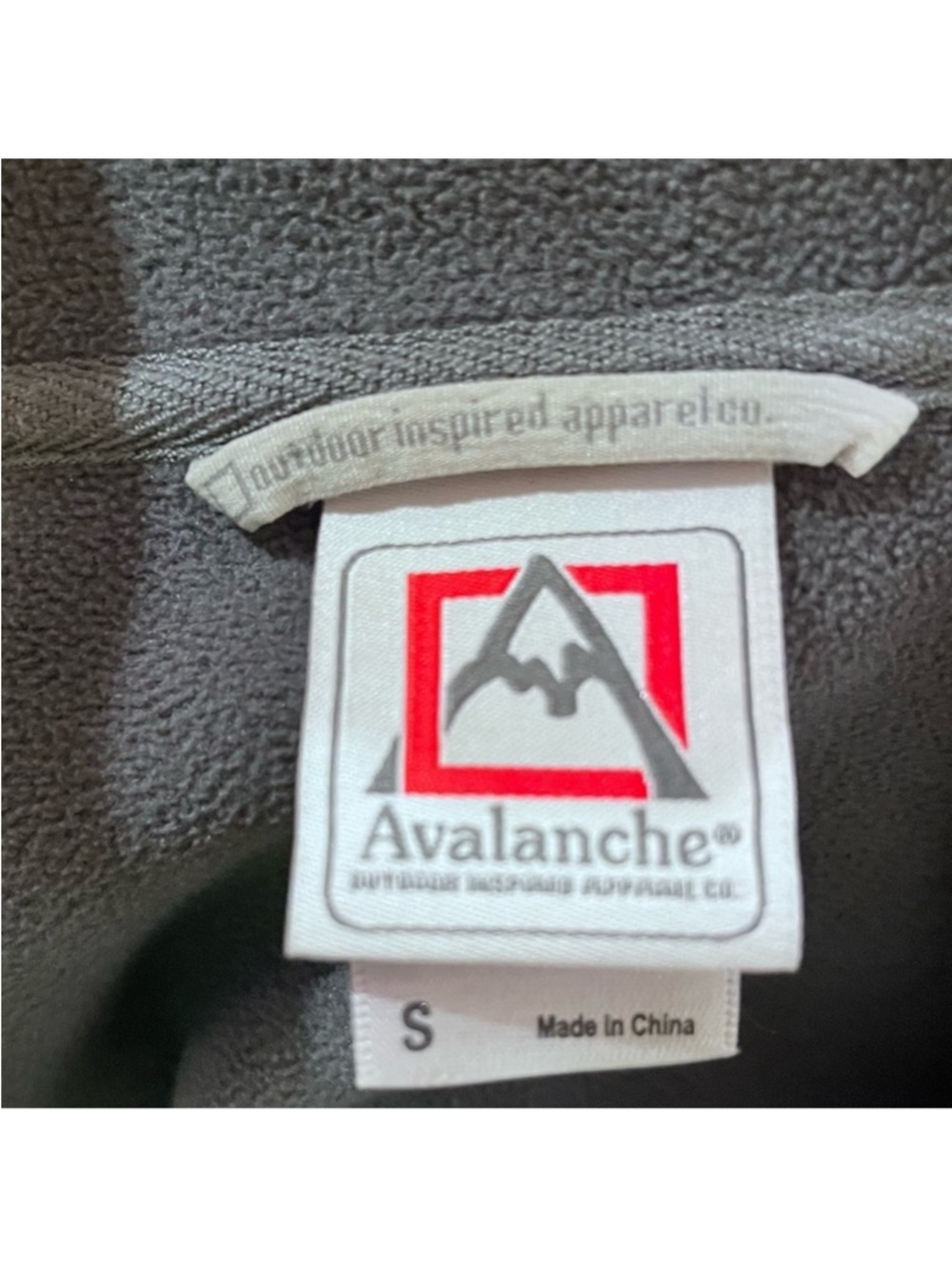 Avalanche Women's Charcoal Gray Zip Down Jacket. Size: small - Picture 8 of 9